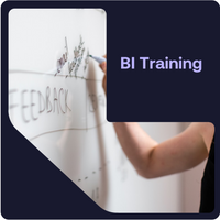 Whiteboard mit Feedback BI Taining